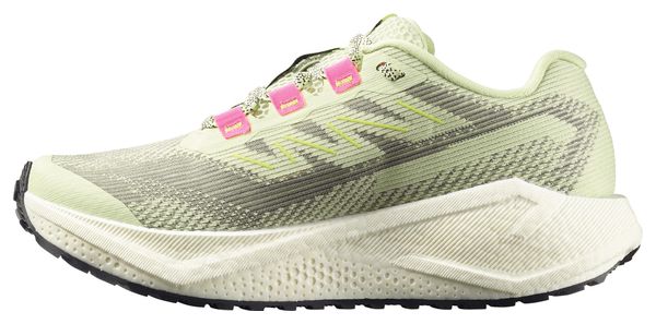 Salomon Aero Blaze 3 GRVL Running Shoes, Green/Pink, Women's