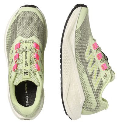 Salomon Aero Blaze 3 GRVL Running Shoes, Green/Pink, Women's