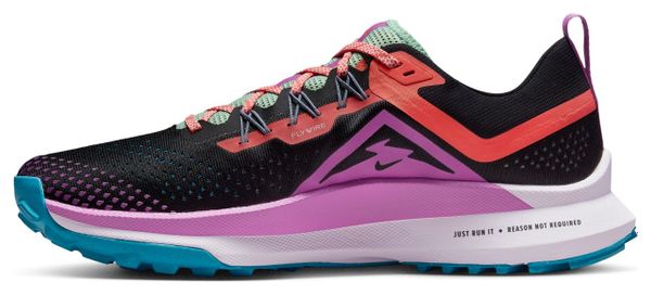 Nike React Pegasus Trail 4 Black Pink Blue