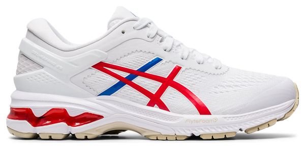 Asics Gel Kayano 26 Retro Tokyo Women White Red Blue