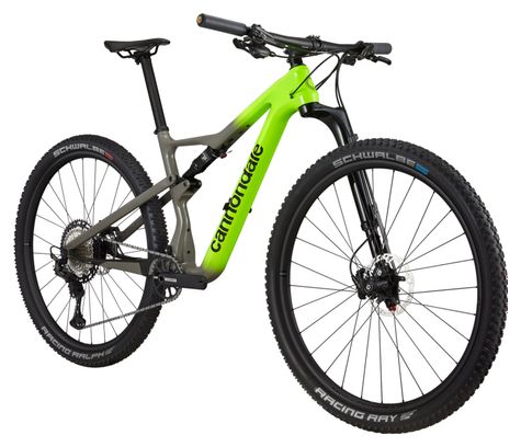 Cannondale Scalpel Carbon 2 29'' Shimano XT 12V All-Suspension Mountain Bike Green / Grey