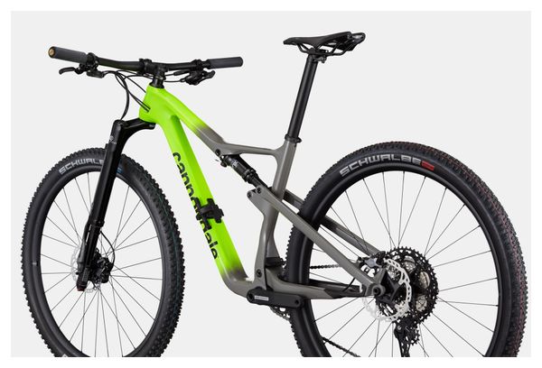 VTT Tout-Suspendu Cannondale Scalpel Carbon 2 29'' Shimano XT 12V Vert / Gris