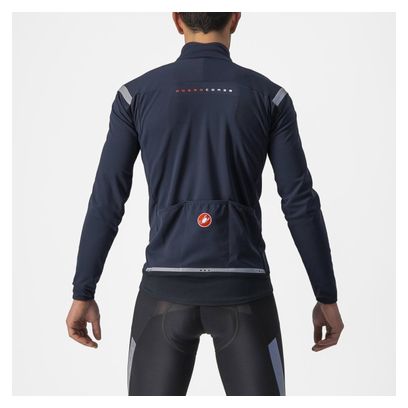 Chaqueta de manga larga Castelli Perfetto RoS 2 Azul oscuro/gris
