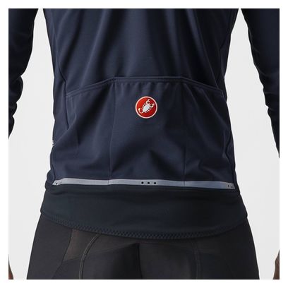 Chaqueta de manga larga Castelli Perfetto RoS 2 Azul oscuro/gris