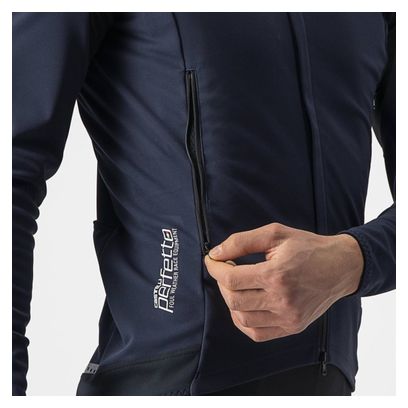 Chaqueta de manga larga Castelli Perfetto RoS 2 Azul oscuro/gris