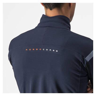 Chaqueta de manga larga Castelli Perfetto RoS 2 Azul oscuro/gris