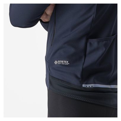 Chaqueta de manga larga Castelli Perfetto RoS 2 Azul oscuro/gris
