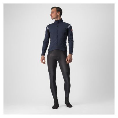 Chaqueta de manga larga Castelli Perfetto RoS 2 Azul oscuro/gris