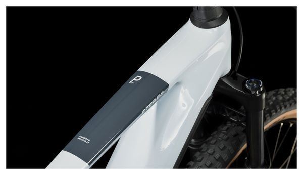 Cube Stereo Hybrid 140 HPC Pro 750 Suspensión total eléctrica MTB Shimano Deore 11S 750 Wh 27.5'' Blanco escarcha