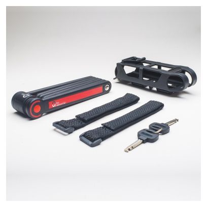 Qloc Security AP-850 Faltschloss | 850 mm + Unterstützung