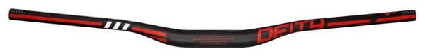 Deity Skywire 35 Carbon 800mm Black Red Handlebars