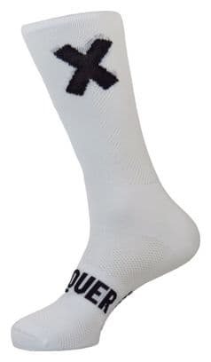 Chaussettes unisexes hautes d'été avec maille respirante Mooquer XWhite Air Flow