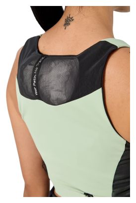Crop top NNormal Trail verde para mujer