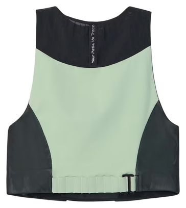 Crop top NNormal Trail verde para mujer
