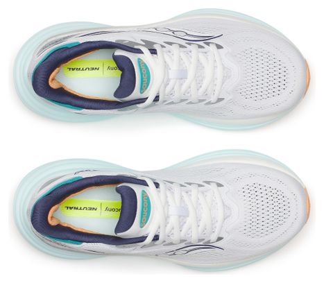 Saucony Triumph 24 hardloopschoenen, wit/blauw, dames