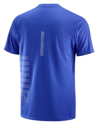 Salomon Sense Aero Short Sleeve Jersey Blue