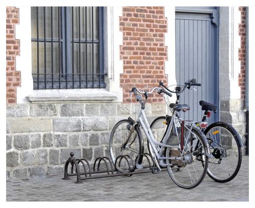 Mottez Fahrradständer für 5 FahrräderVersailles einfache Ebene