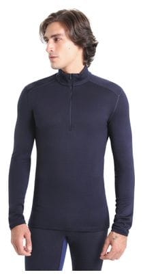 Baselayer Icebreaker 1/2 Zip Merino 260 Tech Bleu