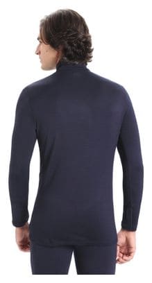 Baselayer Icebreaker 1/2 Zip Merino 260 Tech Bleu