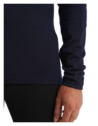 Baselayer Icebreaker 1/2 Zip Merino 260 Tech Bleu