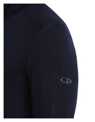 Baselayer Icebreaker 1/2 Zip Merino 260 Tech Bleu