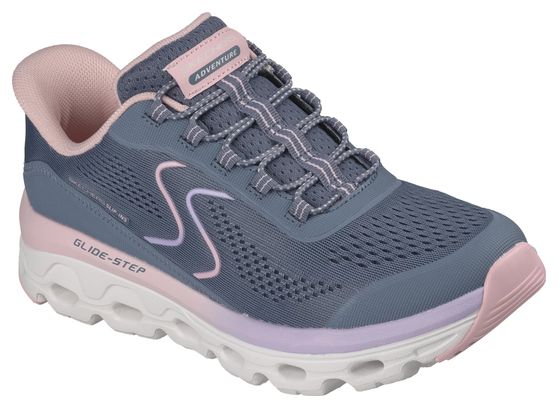 Skechers Slip-ins Glide-Step Sole Hiking Shoes, Gray/Pink, Women's