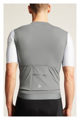 Maillot vélo à manches courtes Craft ADV Aero Beige/Blanc Homme