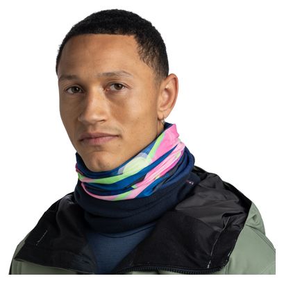 Girocollo in pile Buff Blu/Rosa