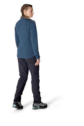 Pile RAB Ascendor Light 1/2 Zip Donna Blu