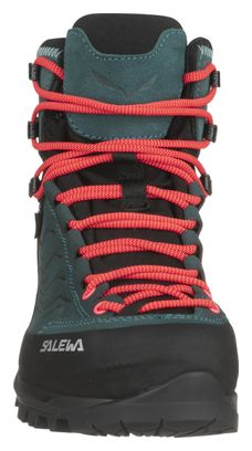 Chaussures de Randonnée Femme Salewa Mountain Trainer Mid Gore-Tex Bleu
