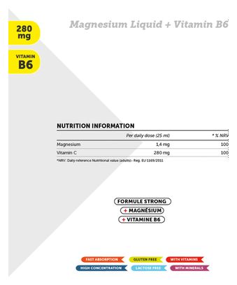 Food Supplement NamedSport Magnesium Liquid + Vitamin B6 25ml