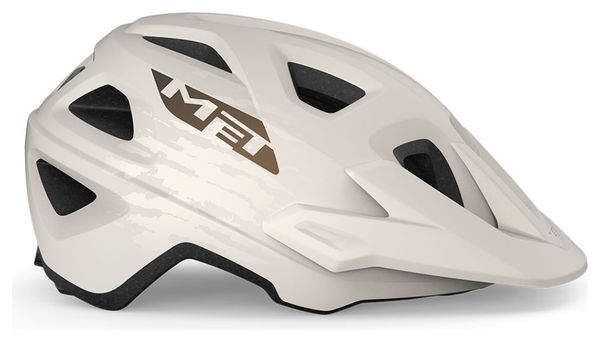 MET Echo Mips White Matte Bronze Helmet