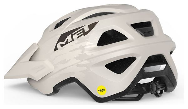 MET Echo Mips White Matte Bronze Helmet