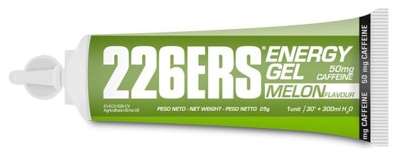 Gel énergétique 226ERS Energy Gel Caféine Melon 25g