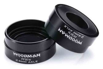 Woodman Zerotwo Press Fit 4624 Eje de pedalier negro