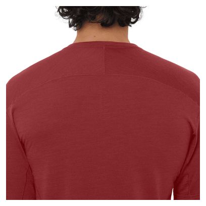 Salomon Ultra All Day All Mountain Short Sleeve Shirt Men's Red