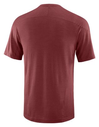 Salomon Ultra All Day All Mountain Short Sleeve Shirt Men's Red