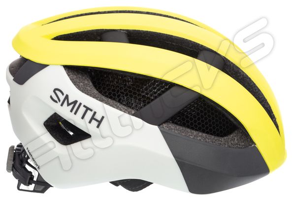 Casque Route Smith Network Mips Jaune Fluo Mat 