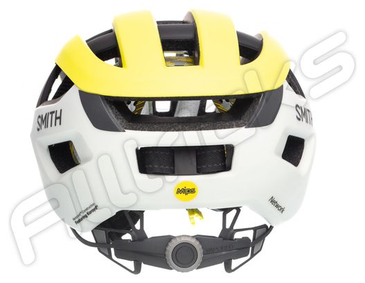 Casco Route Smith Network Mips Giallo Fluo opaco