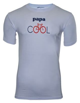 T-Shirt Manches Courtes Rubb'r Papa Blanc