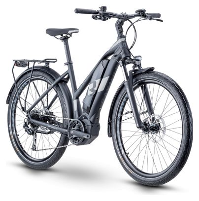 R Raymon TourRay E 3.0 Allroad Bicicletta ibrida elettrica Tektro M350 9S 500Wh 27,5'' Nero 2023
