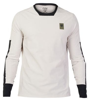 Maillot à manches longues Fox Defend Thermal Blanc 