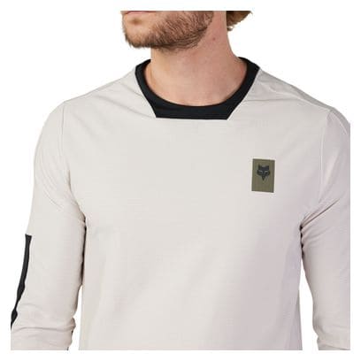 Maillot à manches longues Fox Defend Thermal Blanc 