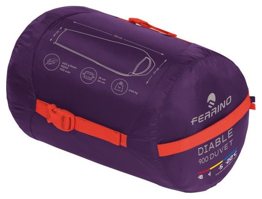 Ferrino Sacco a pelo Diable 900 Violet
