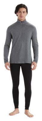 Icebreaker 1/2 Zip Merino 260 Tech Capa Base Gris