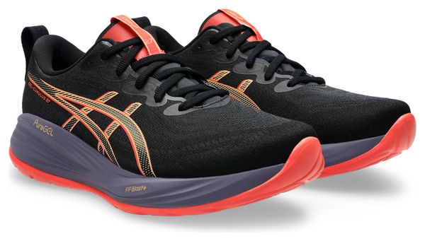 Chaussures Running Asics Gel-Cumulus 27 Noir/Corail Homme