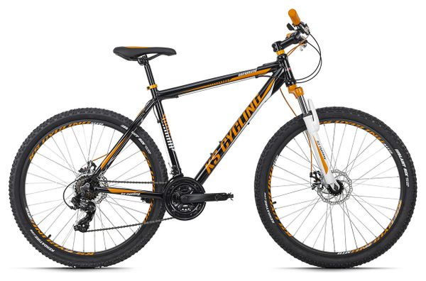 VTT semi-rigide 27 5'' Compound noir-orange TC 51 cm KS Cycling