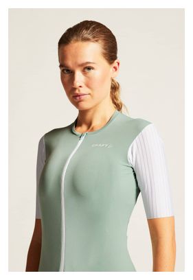 Damestrui Craft ADV Aero Green/White met korte mouwen