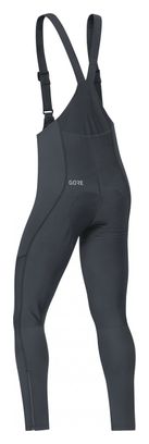 Culotte con tirantes GORE Wear C3 Windstopper+ Negro