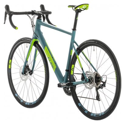 Cube Attain SL High Road Bike Shimano 105 11s Blue / Green 2020